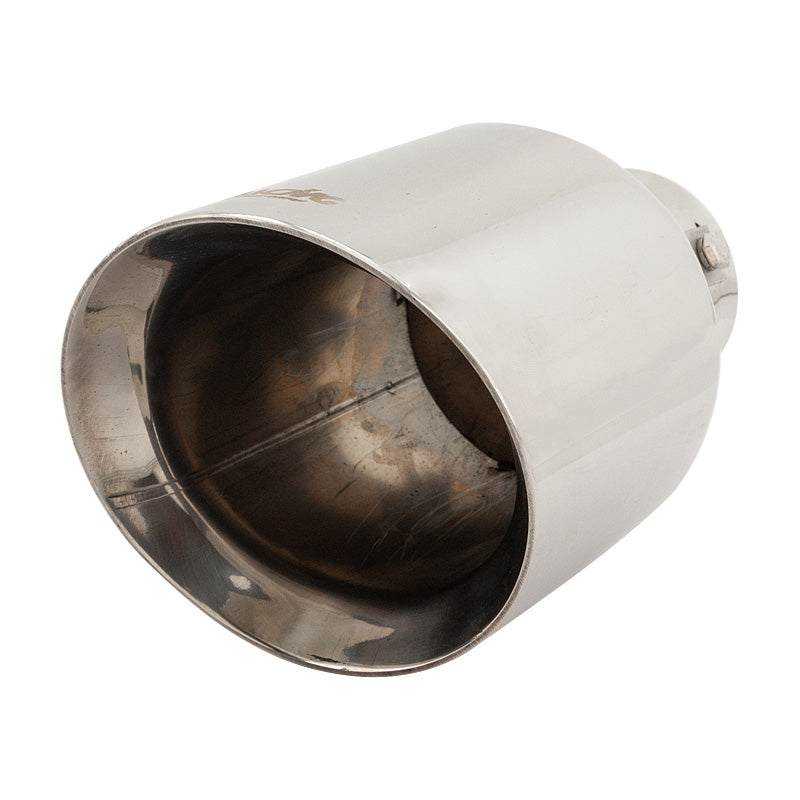Simoni Racing, Tailpipe, Round/Slanted Stainless Steel - Ø114xL210mm - Installation ->60mm