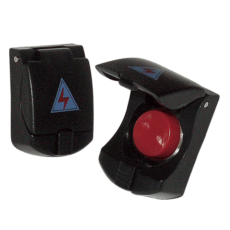 Simoni Racing, drukknop met zwart deksel