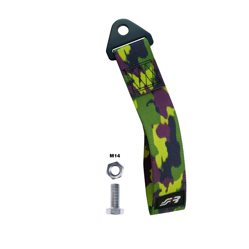 Simoni Racing, Tow Loop - Green Camouflage - Max. 3000kg - 28cm