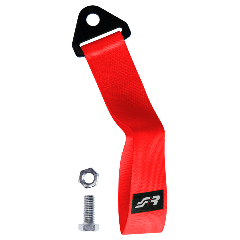 Simoni Racing, Tow strap - Red - max. 3000kg - Length 28cm