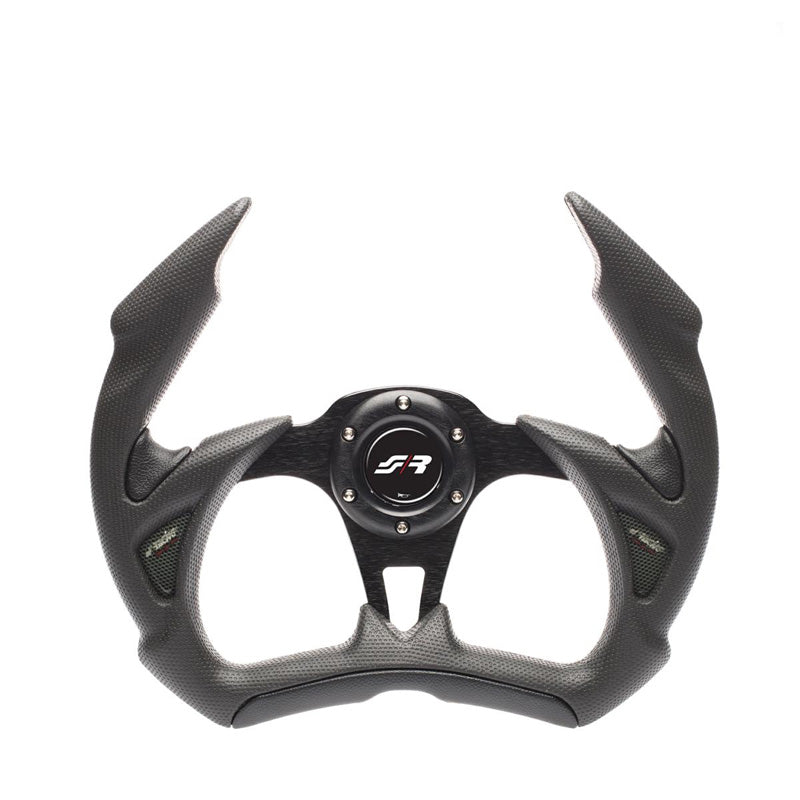 Simoni Racing, Sport Steering Wheel, X5 Stealth - Black PU - Diameter 350mm