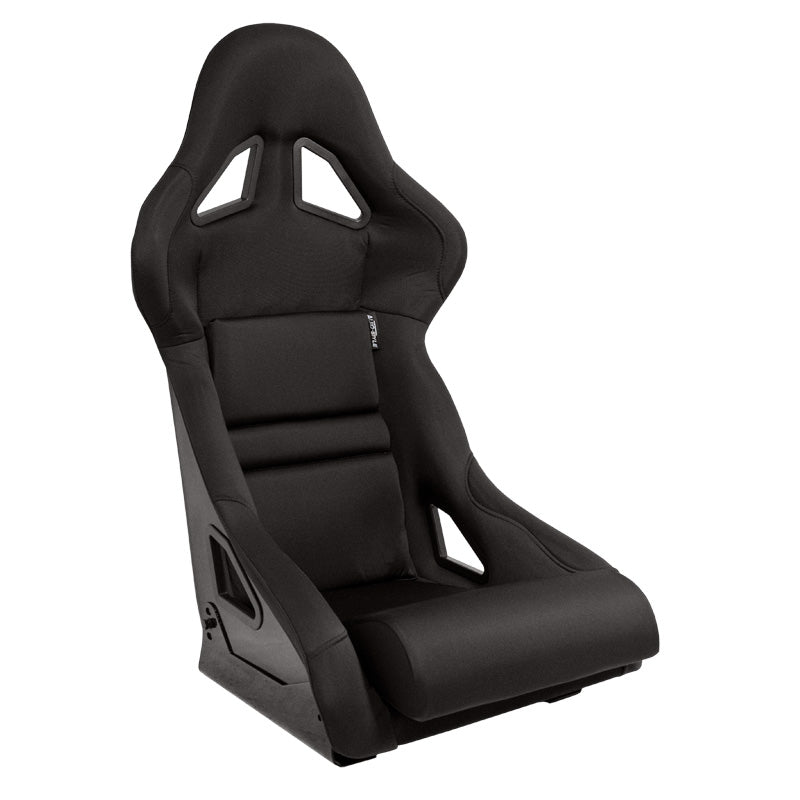AutoStyle, siège sport 'BS8' - noir - dossier fixe en fibre de verre - incl. rails