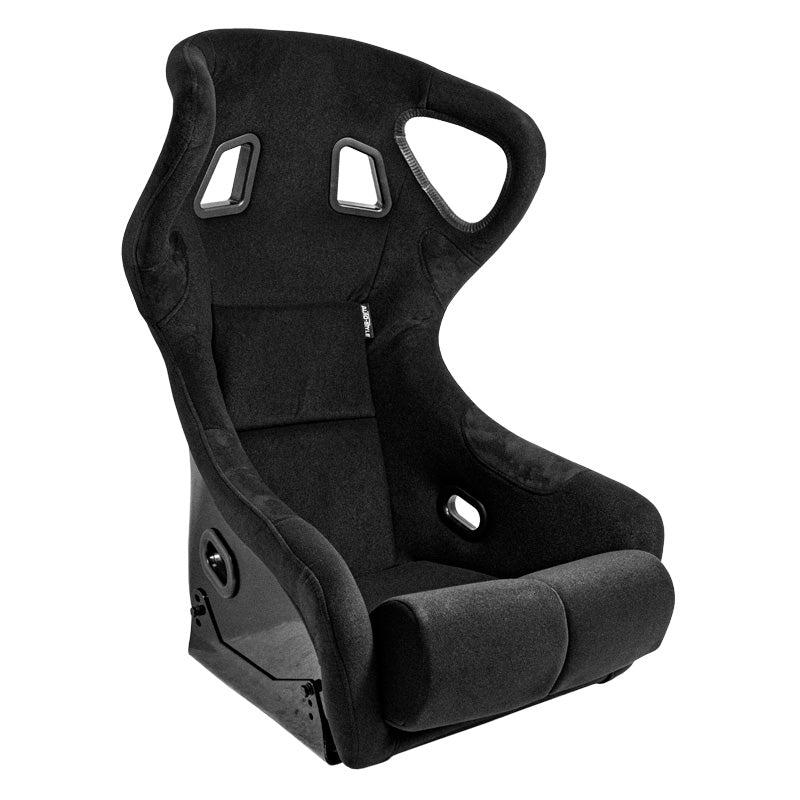 AutoStyle, siège sport 'BS6' - noir - dossier fixe en polyester - incl. rails