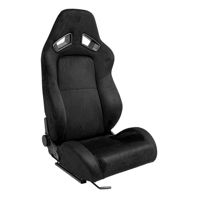 AutoStyle, siège sport 'LH' - noir - dossier doublement réglable - incl. glissières