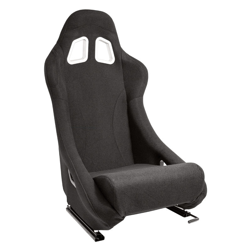 AutoStyle, Sport Seat 'BH' - Black - Fixed Backrest - Includes Rails