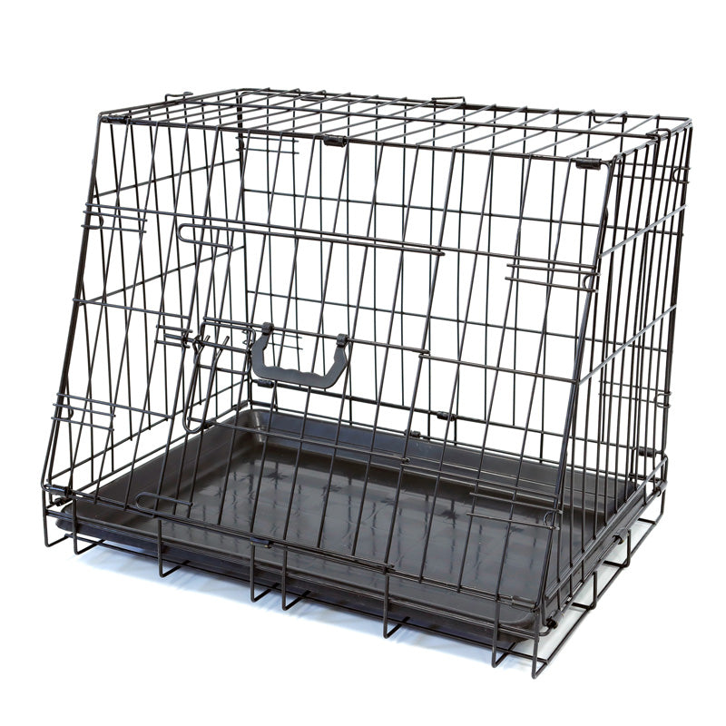 Streetwize, Opvouwbare schuine hondenkooi - Klein - 61x47x43cm