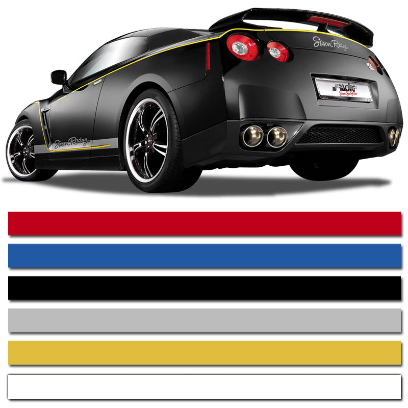 AutoStyle, zelfklevende pinstripe - wit - 3 mm x 975 cm