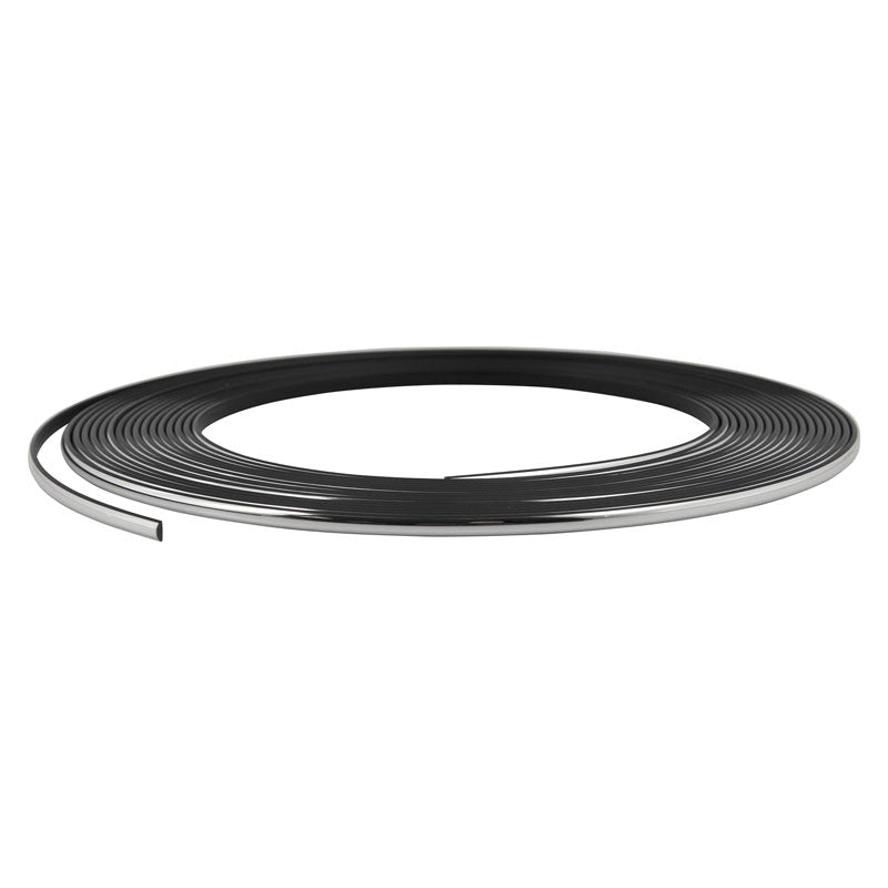 AutoStyle, Universal Self-Adhesive Chrome Trim - Width 4mm - Length 8m