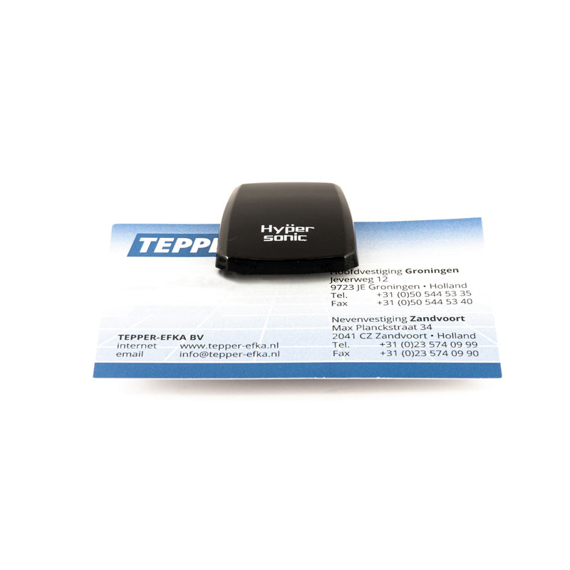 Hypersonic, universele autoclips voor tickets en kaarten - 35x42x14mm - zelfklevende 3M tape