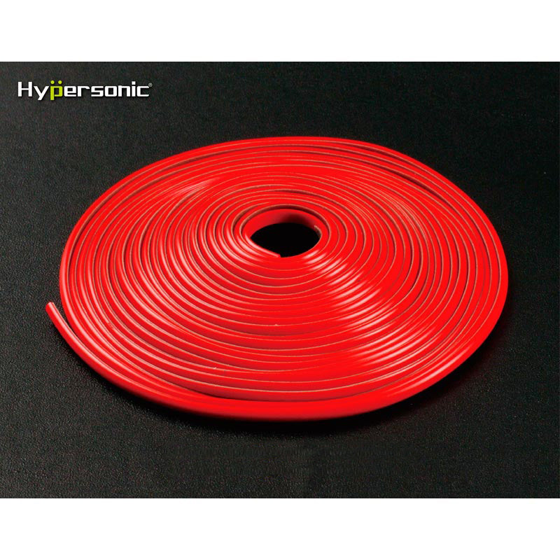Hypersonic, Classic Red Striping - 0,3cm x 500cm with 3M adhesive tape