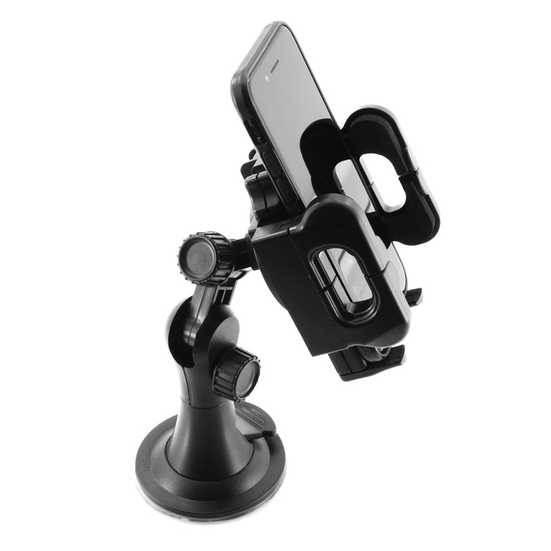 Hypersonic, Universele smartphone-/navigatiehouder met zuignap - Verstelbaar 40-120mm