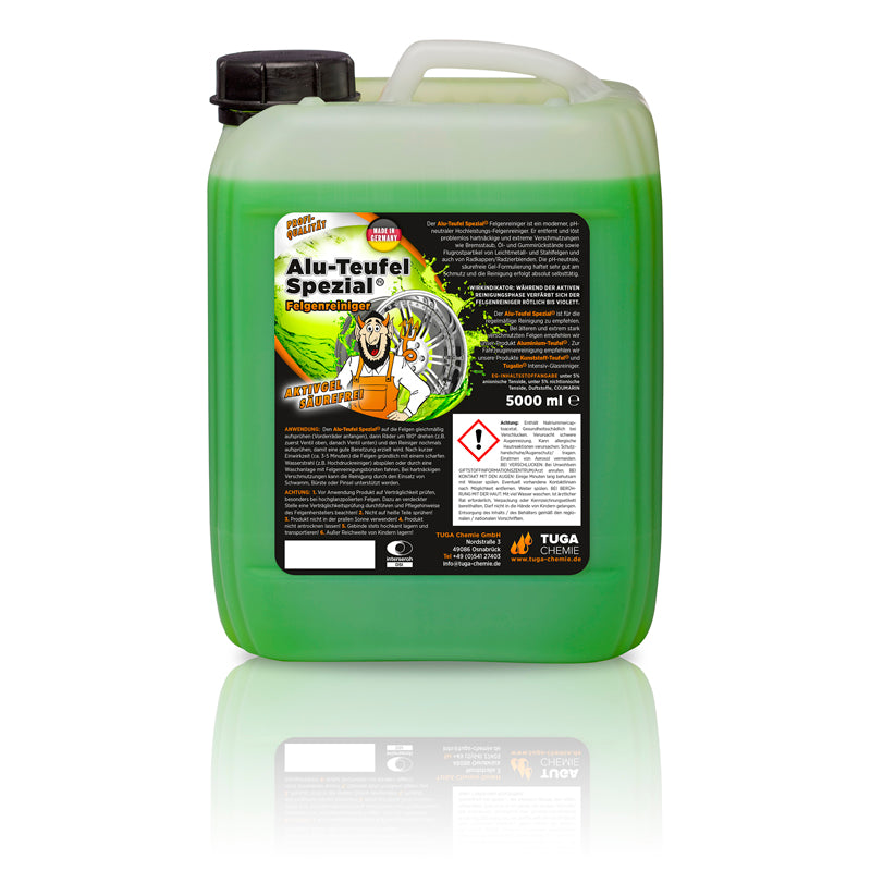 Tuga Chemie, Alu-Teufel Special Wheel Cleaner - Green - 5000ml - Test winner!
