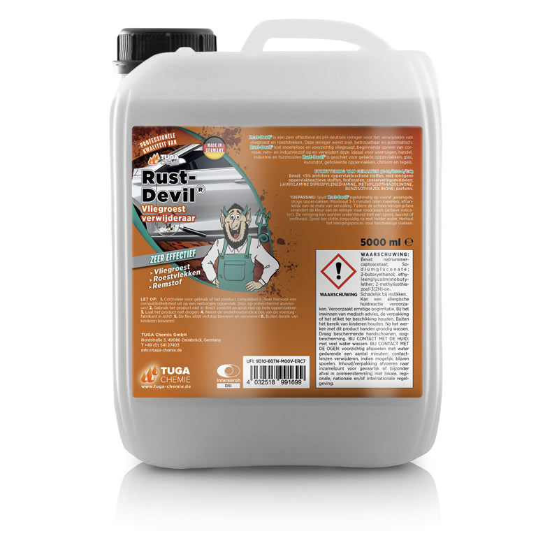 Tuga Chemie, Rust Remover, Tugarex Rust-Devil Flash, 5000ml