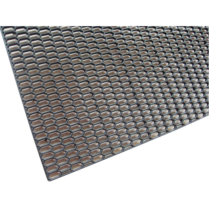 AutoStyle, plaque Race Mesh - noir - 120x30cm - HEX Fine 18x7mm