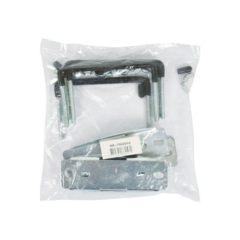 Twinny Load, Mounting Kit for Roof Box - U-Brackets - 10x5 cm