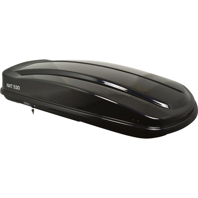 Twinny Load, Roof Box NXT 530 Liters - Gloss Black - 201x90x40cm - Double Opening