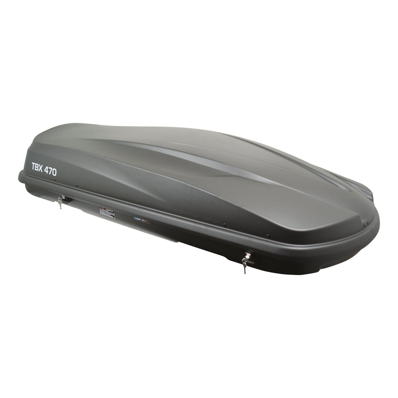 Twinny Load, Roof Box TBX 470 Liter - Matte Anthracite - 189x78x38cm