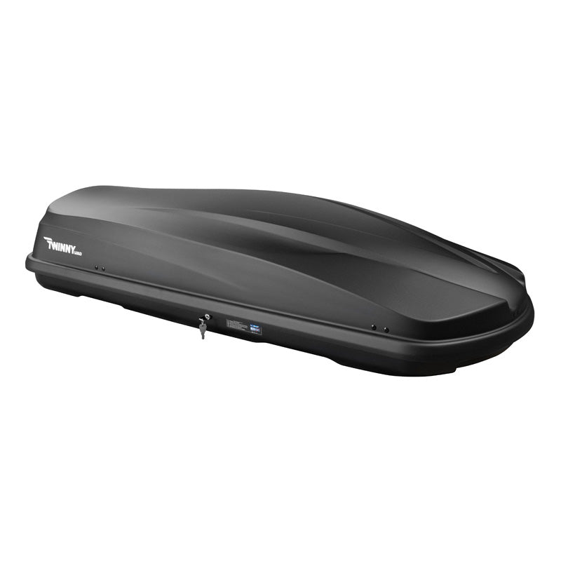 Twinny Load, Roof Box TBX 470 Liters - Matte Black with Texture - 189x78x38cm