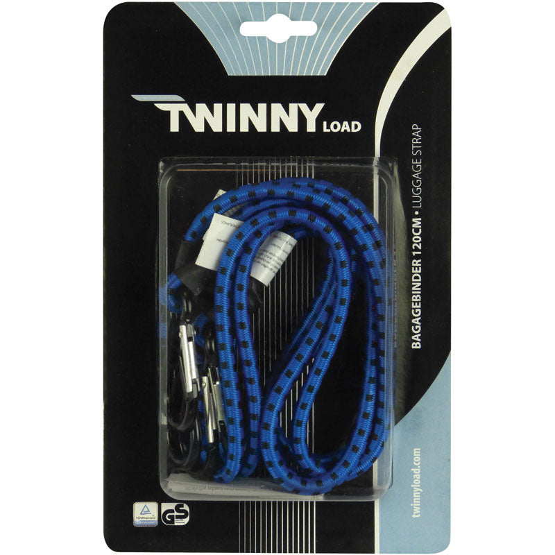 Twinny Load, corde de sécurité 8 mm x 120 cm avec crochets de sécurité