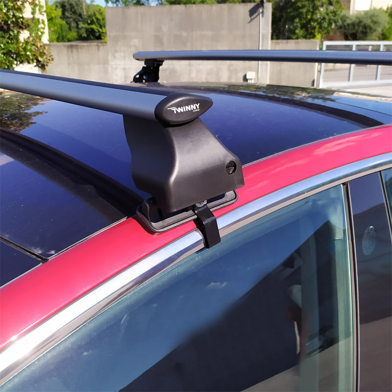Twinny Load, Aluminium Fly Bar Roof Bars - Fits Tesla Model 3 - 50 kg Capacity
