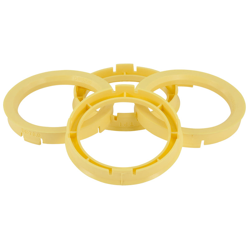 TPI, centering rings, 63.3->58.1mm - Lemon Yellow