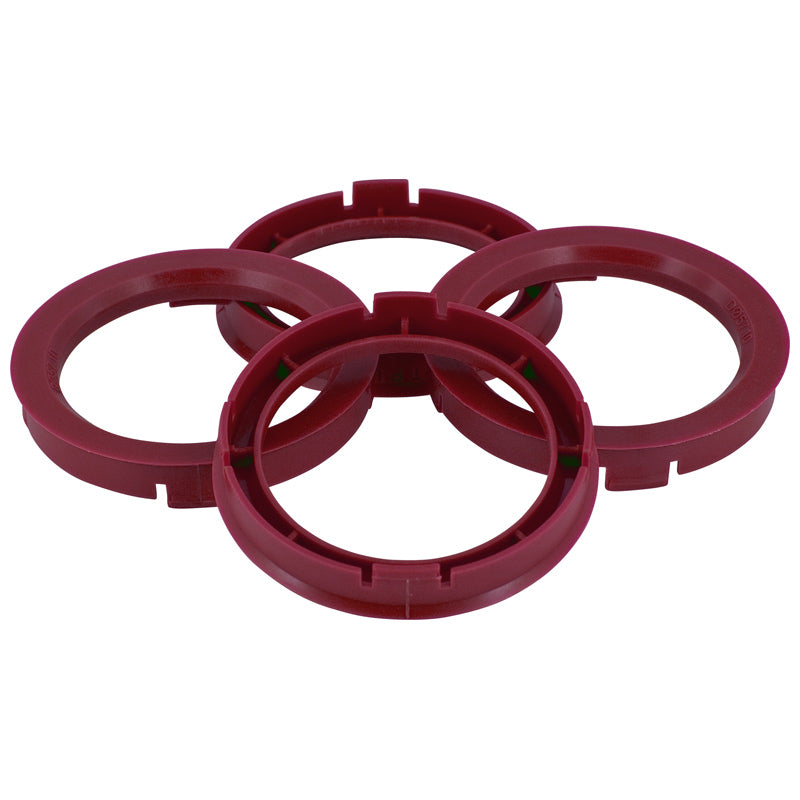 TPI, Centering Rings, 64.0->56.1mm - Ruby Red