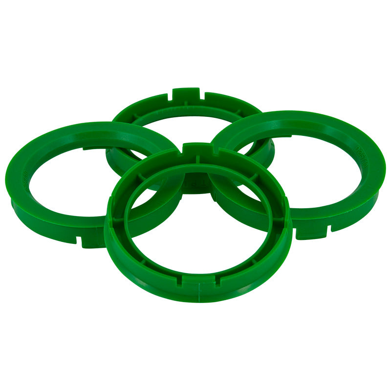 TPI, Centreerringen, 74.1->57.1mm - Groen