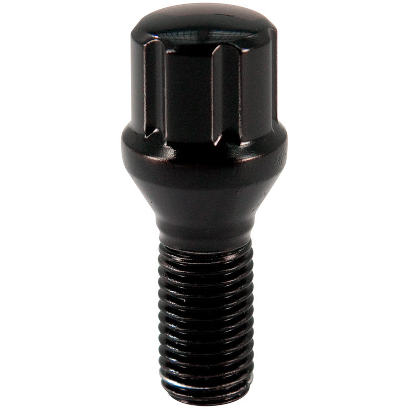 TPI, Conische wielbout - 6-Spline - Zwart - Lengte 32mm