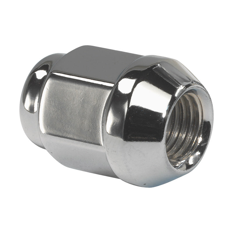 TPI, Chrome wheel nut M12x1.50 - Conical - 35mm length / 19mm head