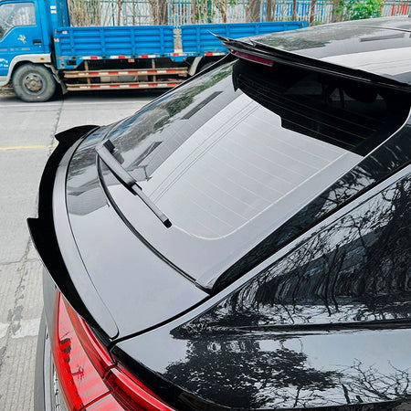 AutoStyle, Bagspoiler, ABS Blank Sort, passer til Audi Q8 (4MN) S-Line/SQ8/RSQ8 (2018-)
