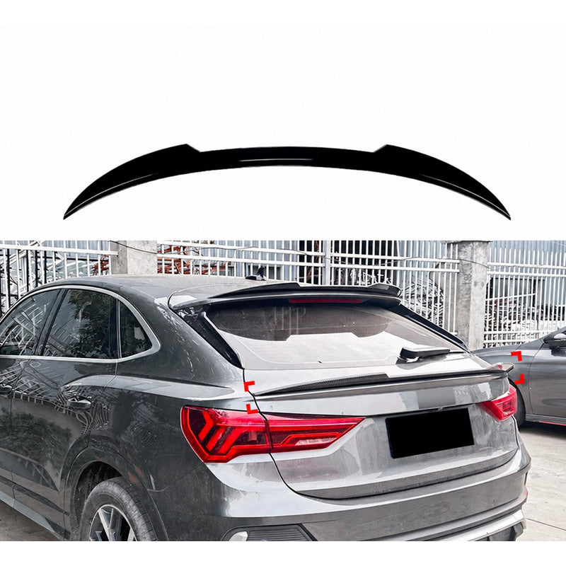 AutoStyle, Bagspoiler, Blank sort, passer til Audi Q3 (F3N) Sportback (2019-2025)