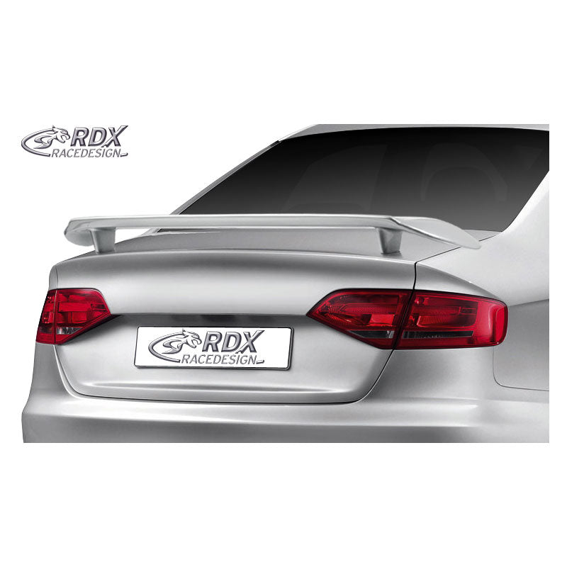 RDX Racedesign, Trunk spoiler, fits Audi A4 B8 Sedan 2008- (PU)