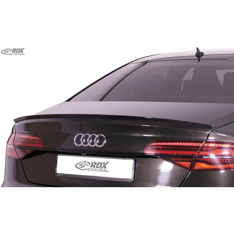 RDX Racedesign, Trunk spoiler lip, Fits Audi A8 (4H) 2010-2017(ABS)