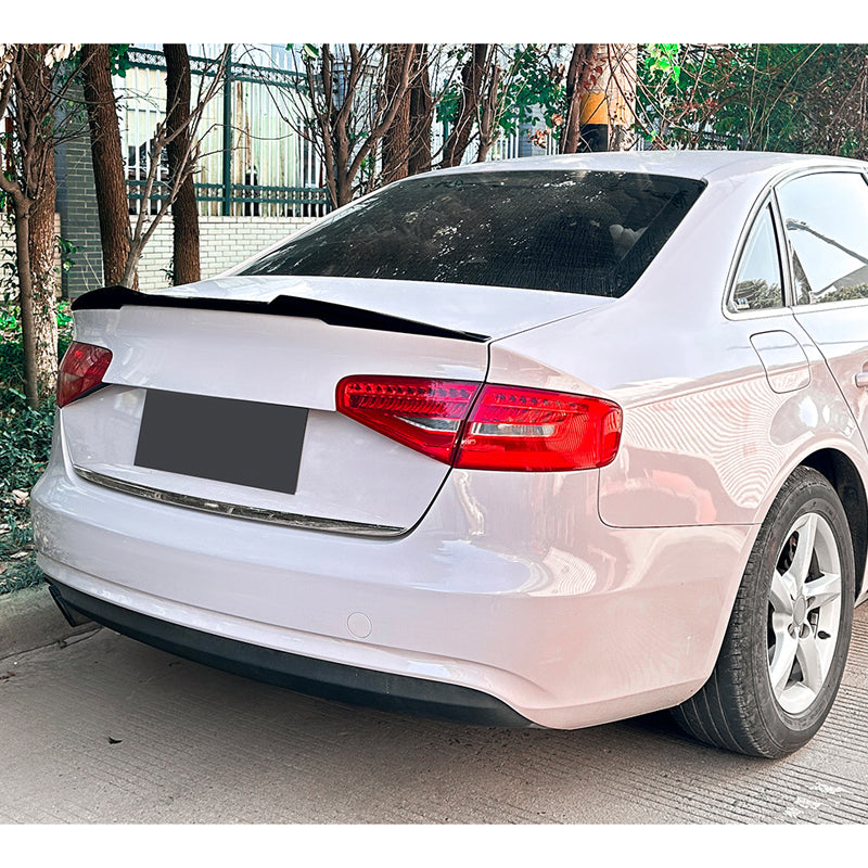 AutoStyle, Rear Spoiler, Glossy Black ABS, Fits Audi A4 (B8) Sedan 2008-2015