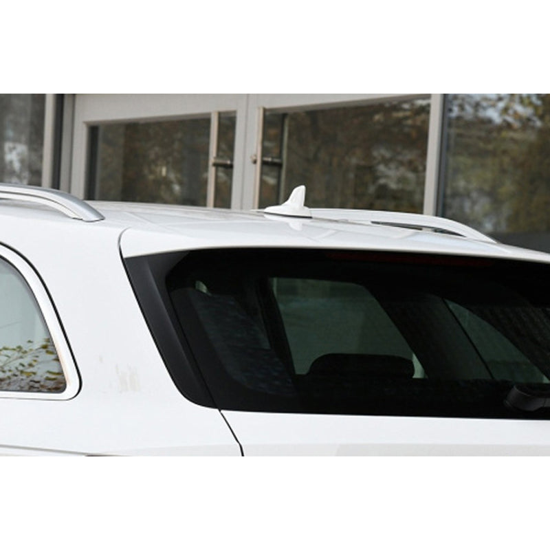 AutoStyle, achterruit zijspoilers, glanzend zwart ABS, past op Audi A6 (C7) Avant/Allroad 2011-2018, excl. S-Line