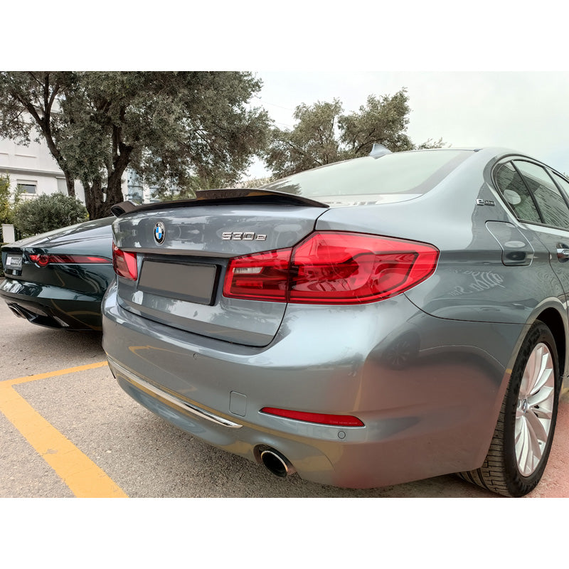 Motordrome, lip voor achterklep, past op BMW 5-Series G30 Sedan 2016- (PU)