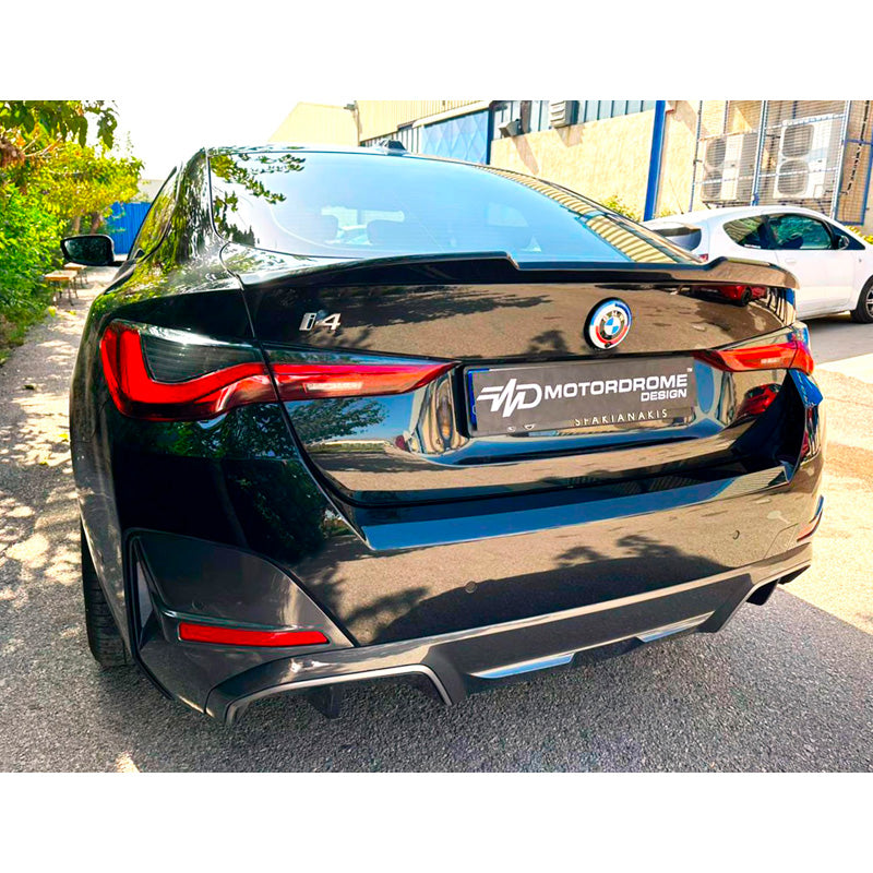Motordrome, lip voor de achterklep, geschikt voor BMW i4 G26 Sedan 2021- (PU)