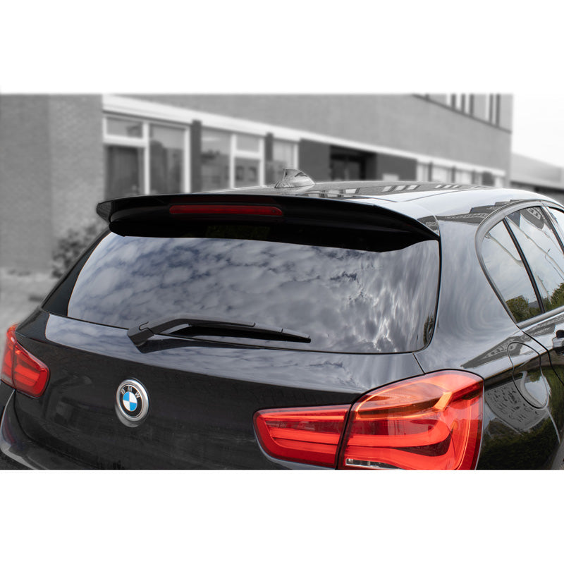 AutoStyle, Roof Spoiler - BMW 1-Series F20/F21 (2011-2019) - Self-adhesive - Gloss Black