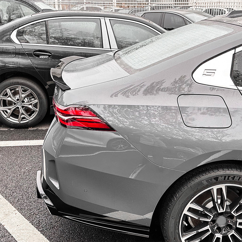 AutoStyle, achterspoiler, glanzend zwart ABS, past op BMW 5-Series G60 Sedan 2023-