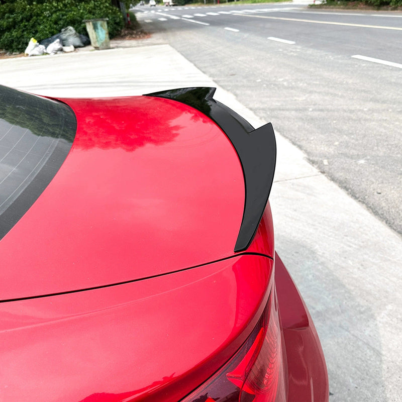 AutoStyle, Bagspoiler, ABS Blank Sort, passer til BMW 2-Series F22 Coupe (2013-2021)