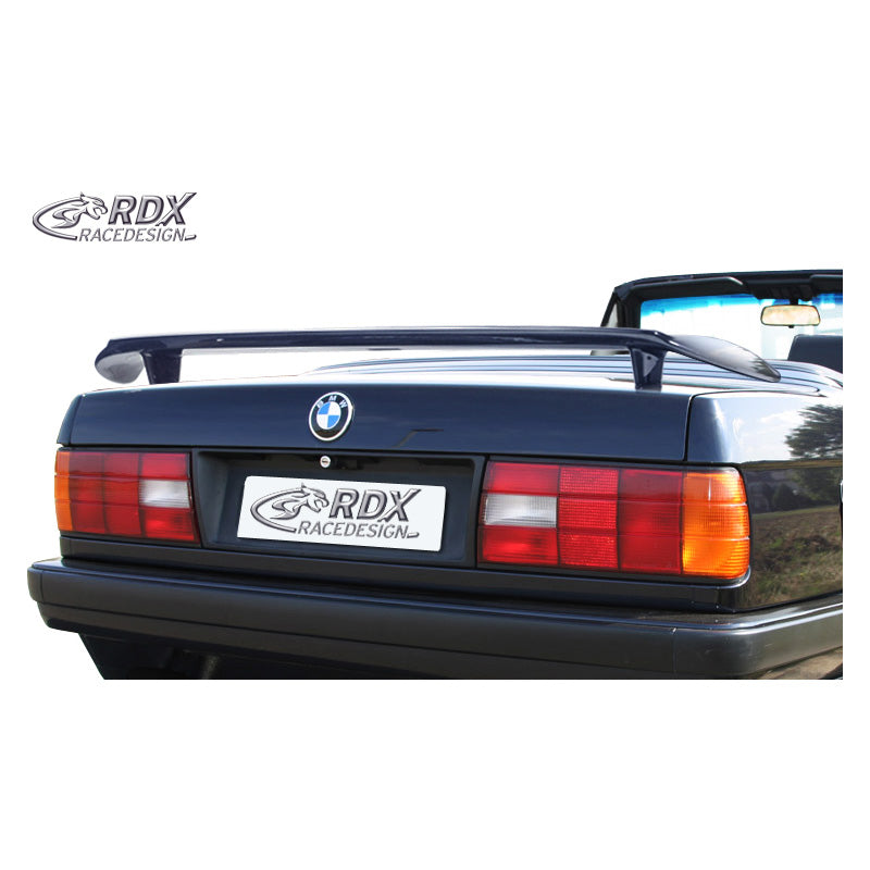 RDX Racedesign, kofferbakspoiler, past op BMW 3-Series E30 exclusief Touring (PU)