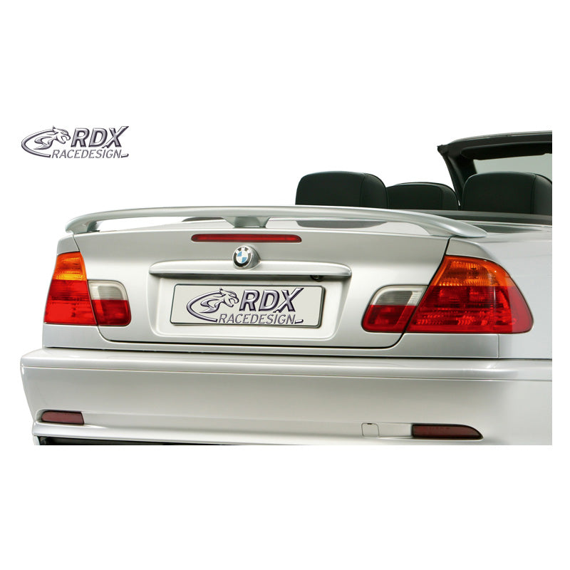 RDX Racedesign, Becquet de coffre, compatible avec BMW 3-Series E46 Sedan/Coupé/Cabrio (PU)