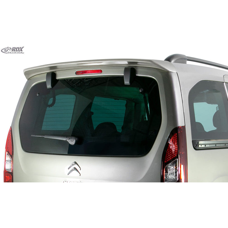 RDX Racedesign, becquet de toit, convient à Citroën Berlingo / Peugeot Partner & Rifter / Opel Combo / Toyota ProAce City & ProAce City Verso 2008- (with hatch) (PU)