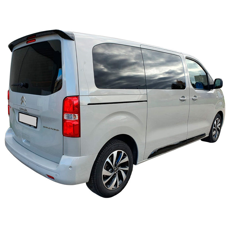 Motordrome, Roof spoiler, fits Citroën Jumpy/Dispatch/Spacetourer & Peugeot Expert III/Traveller & Toyota Proace 2016- & Opel Vivaro C/Zafira Life 2019- (Models wih rear hatch) (PU)