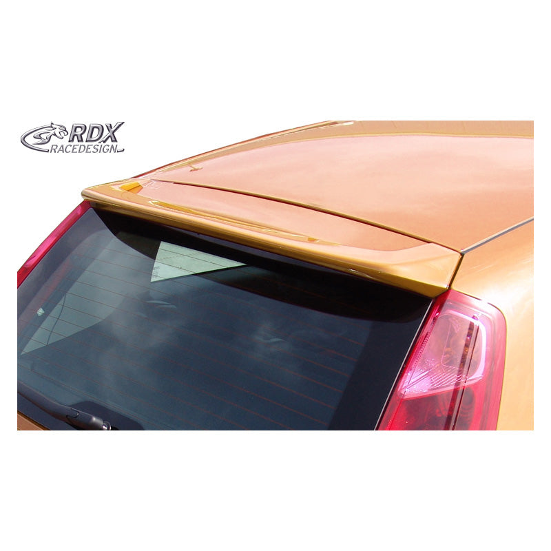 RDX Racedesign, becquet de toit, convient pour Fiat Grande Punto 2005- & Punto Evo 2009- 'V2' (PUR-IHS)