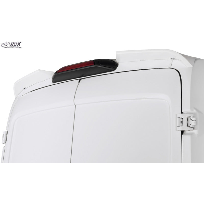 RDX Racedesign, Becquet de toit, PU-Rim brut, Compatible avec Ford Transit H2 2014-2019 & 2019-