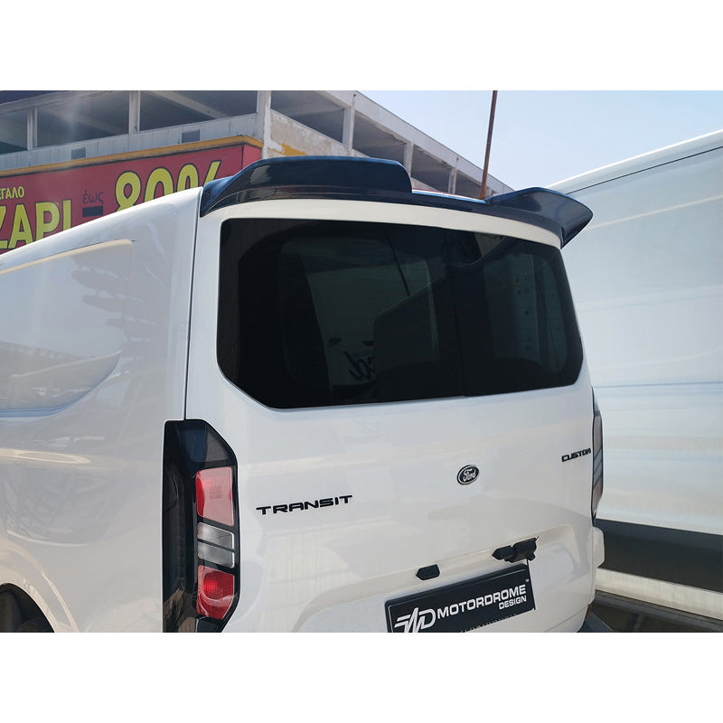 Motordrome, dakspoiler, PU, past op Ford Transit Custom (V710) (2023-) & Volkswagen Transporter T7 (2024-) met achterklep