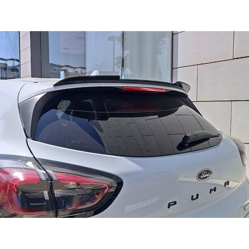 Motordrome, Roof spoiler (Spoiler Cap), fits Ford Puma ST-Line 2019- (ABS Glossy black)
