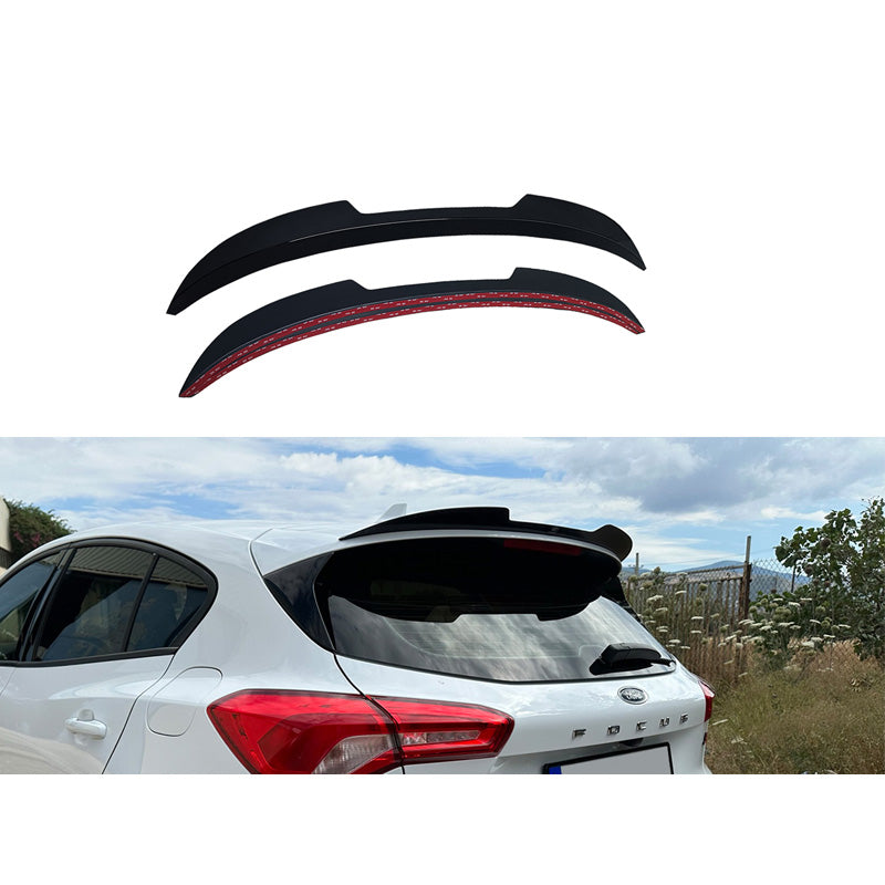 Motordrome, Roof spoiler (Spoiler Cap), fits Ford Focus HB IV 2018- (ABS Glossy black)