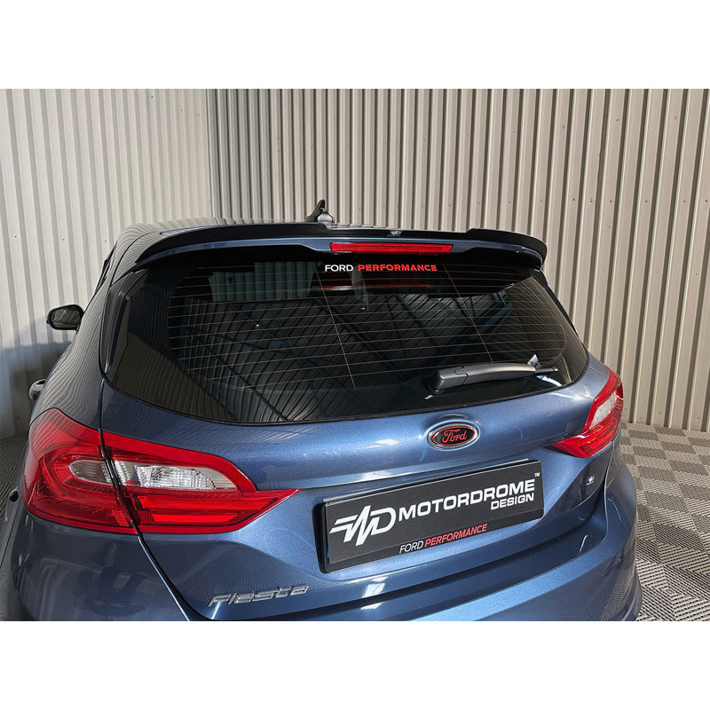 Motordrome, Roof spoiler (Spoiler Cap), fits Ford Fiesta HB VII 2017- (ABS Glossy black)